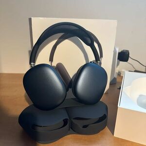 Sleek Black Over-Ear Headphones